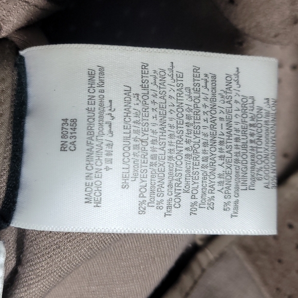 BCBGMaxAzria Faux Suede Jacket Moto Style Perforated Hi Lo Scalloped Front Hem - Picture 11 of 13